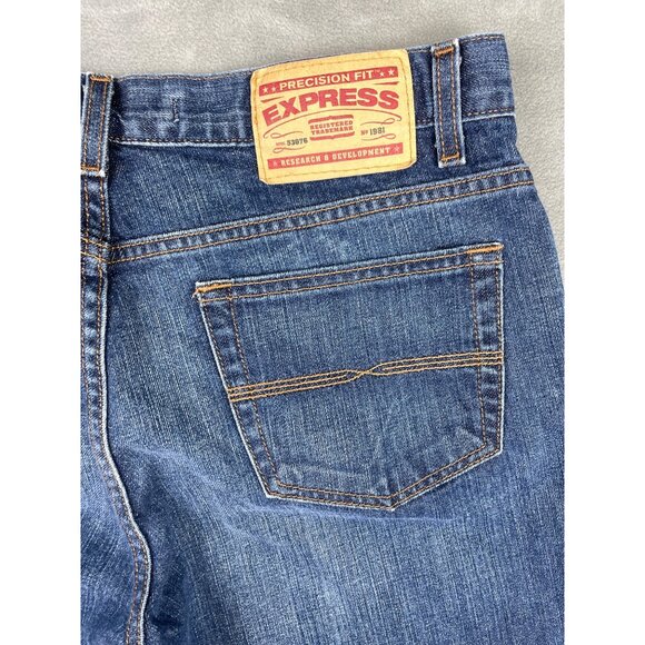 Express Jeans Riot Siren Womens 10R Boot Cut Mid Rise Medium Wash Y2K - Picture 5 of 6